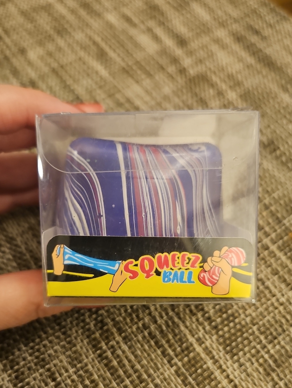 NEW! Squeez Ball Purple & Pink